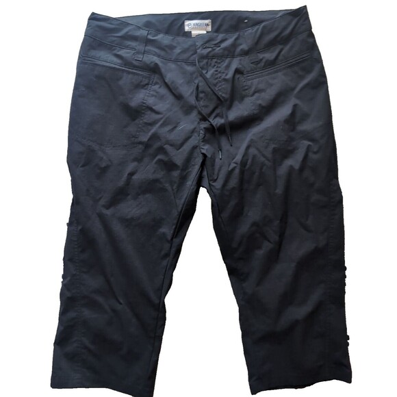 Magellan Outdoors Black Poly Cropped Pants Womens Size M Outdoor - Picture 1 of 11